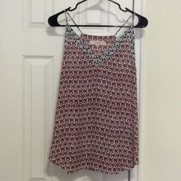Ann Taylor LOFT Summer Top Sz Medium - Picture 2 of 7